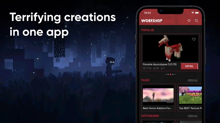 Scary & Horror mods for MCPE
