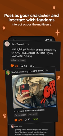 oc social network screenshot