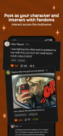 Screenshot von Oc Social Network auf dem iPhone 1