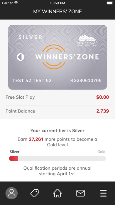 Rocky Gap Casino Screenshot