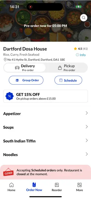 Dartford Dosa House screenshot 2