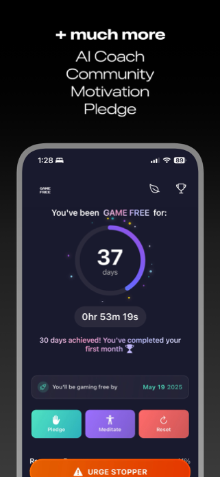 GAMEFREE: Quit Tracker Screenshot 6 of 6