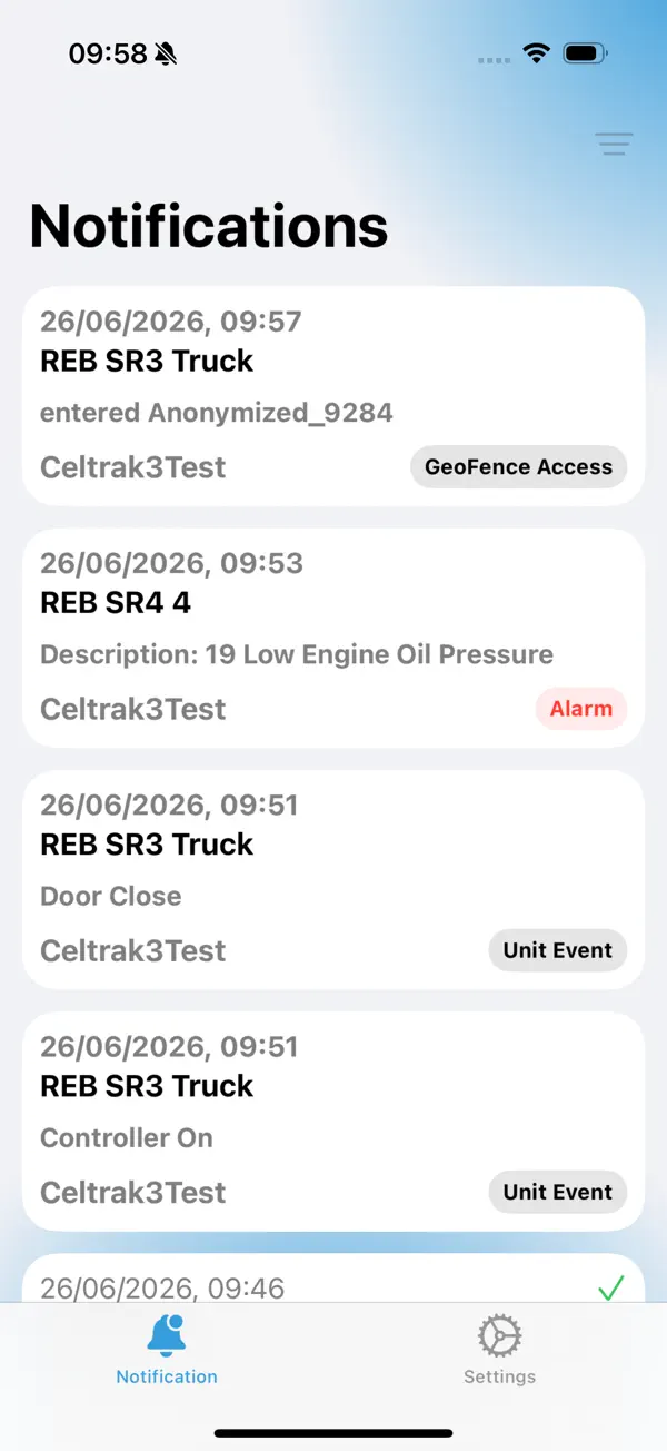 Screenshot #1 pour TK Notify