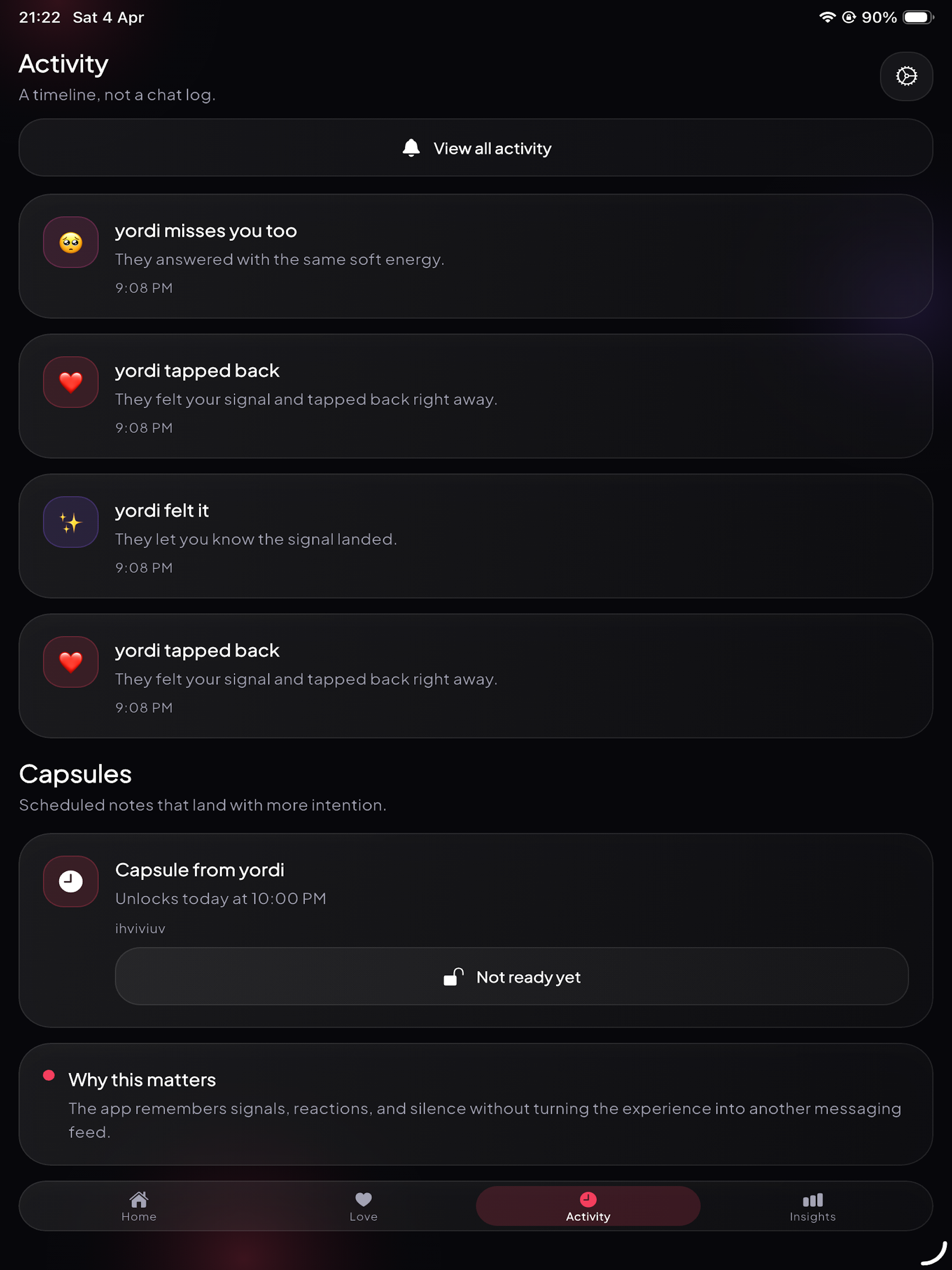 Tappi Couples Love Private App screenshot 10