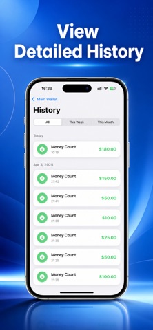 Counting Money Counter Change iPhone screenshot