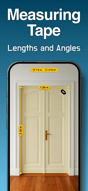 AR Ruler - Measuring Tape, 3D screenshot 1