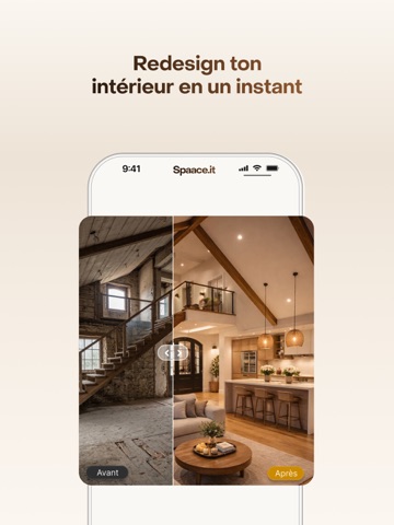 Spaace It - Déco Intérieur IA iPad screenshot 1