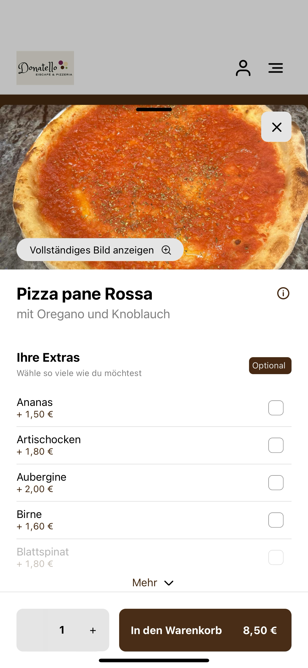 Donatello Pizzeria & Eiscafe