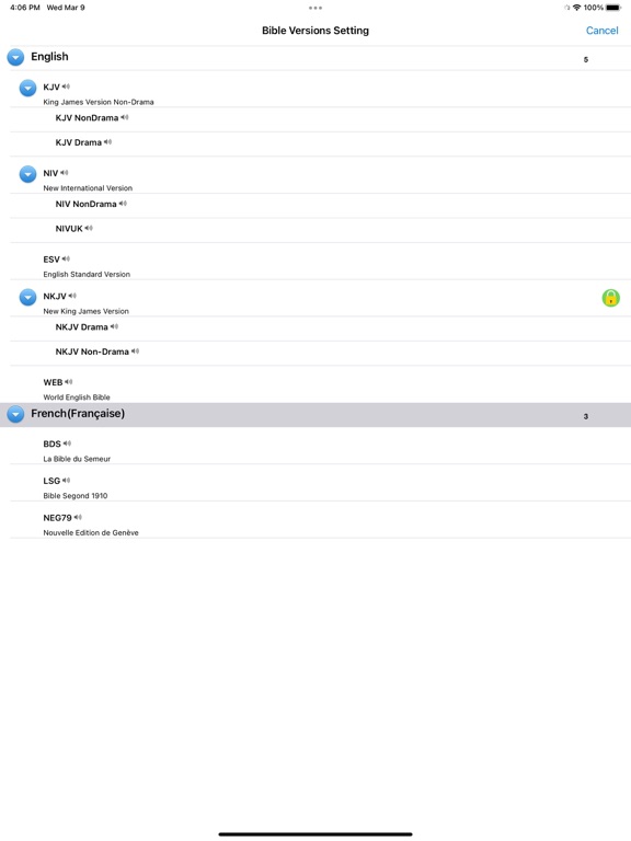 Screenshot #6 pour Sainte Bible Français Anglais