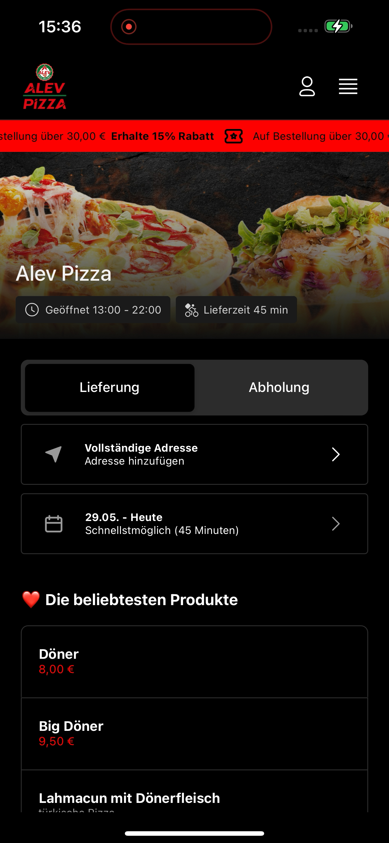 Alev Pizza screenshot 3