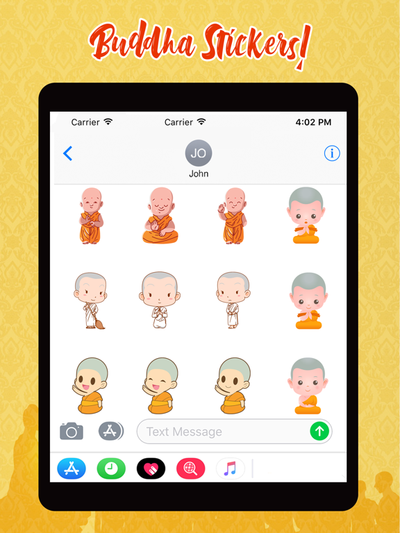 Screenshot #5 pour Buddha Stickers!