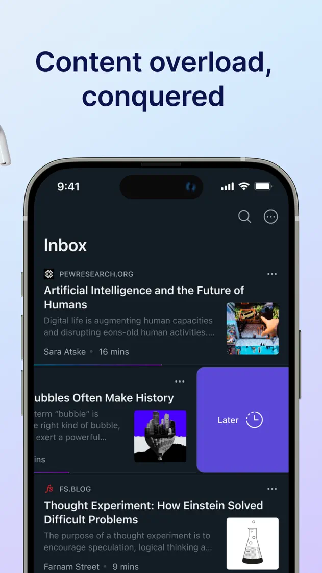 Readwise Reader, App Store screenshot 6