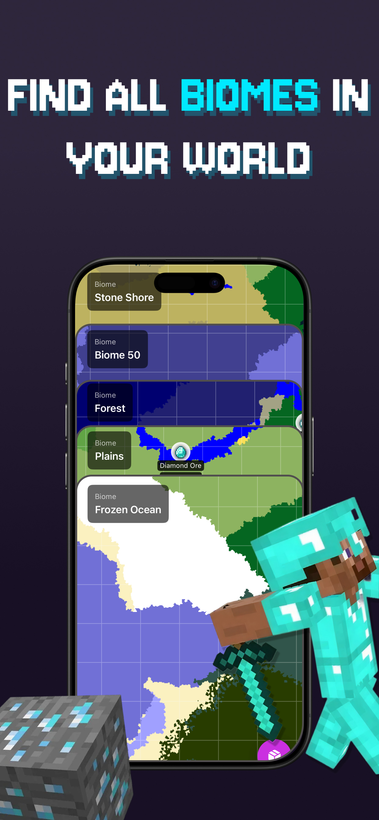 MineMap: Find Diamonds