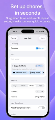 Chores Tracker: Again screenshot