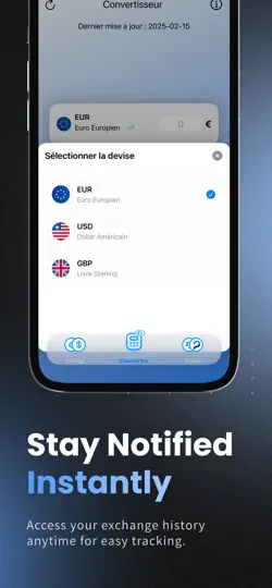 Captura de pantalla de Change Dinar: Taux Dinar Alger en iPhone 5
