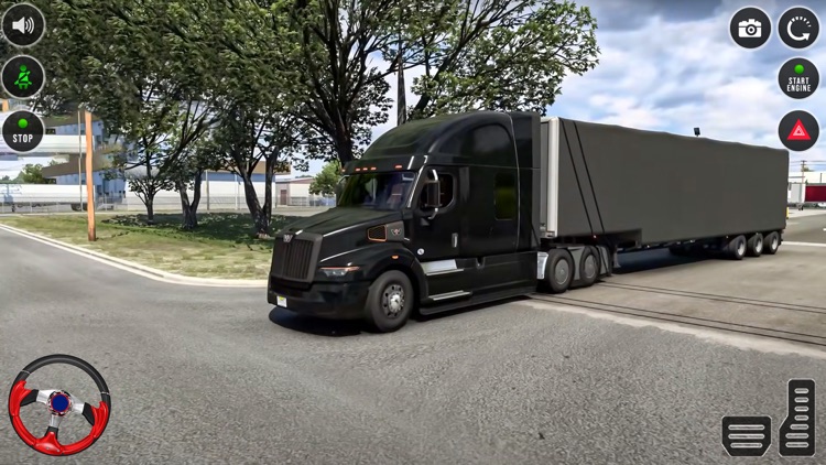 American Cargo Transport Truck