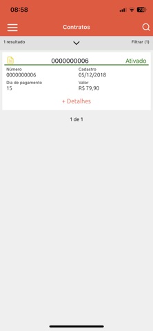 UltraFibra screenshot