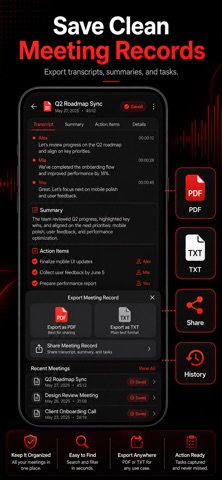 AI Transcribe: Meeting Notes Screenshot 6 of 6