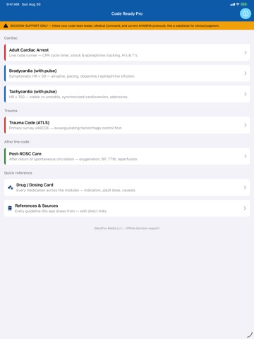 Code Ready Pro iPad screenshot