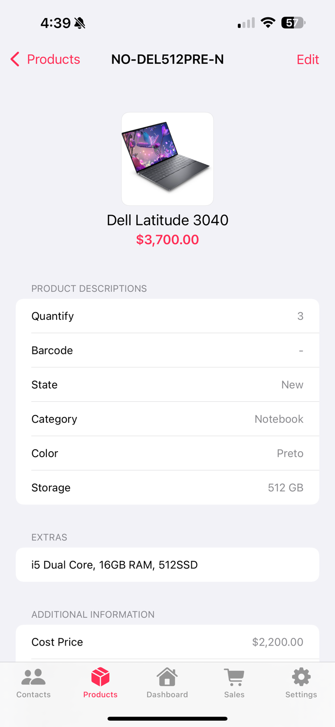 My Stock - Inventory  Sales