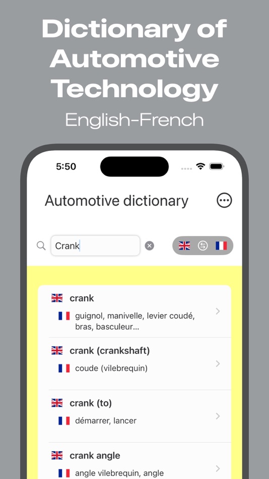 #1. Dictionary of Automotive (iOS) Podle: Jérôme Goursau
