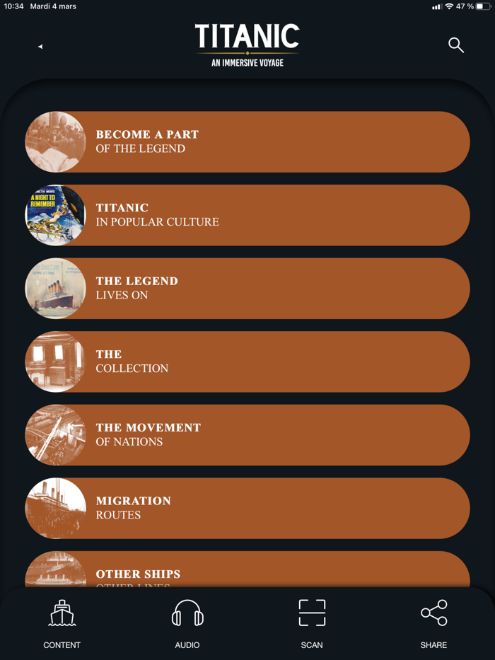 Titanic an immersive voyage