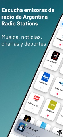 Radio Argentina FM AM En Vivo app screenshot
