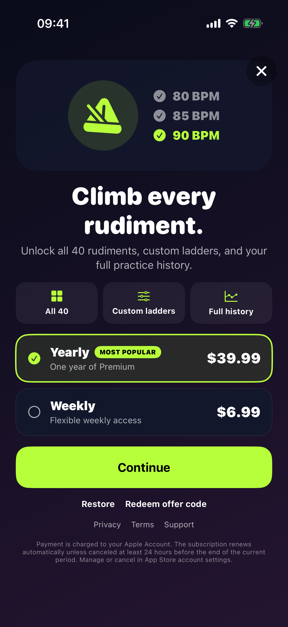 Drum Workout: RudiRise screenshot 5