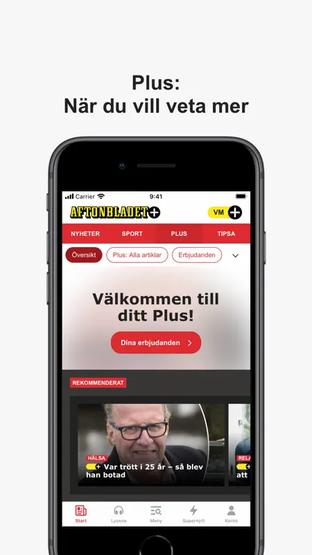 Aftonbladet Nyheter screenshot 8 of 9