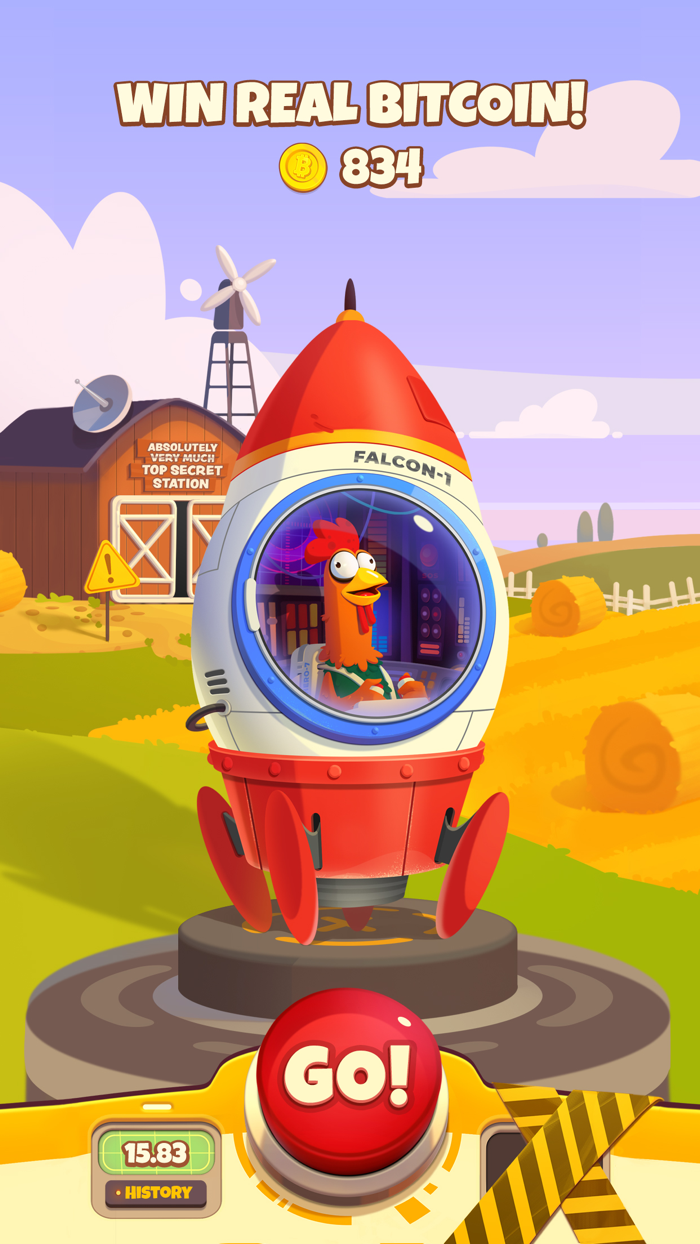 Chicken or Crash Earn Bitcoin