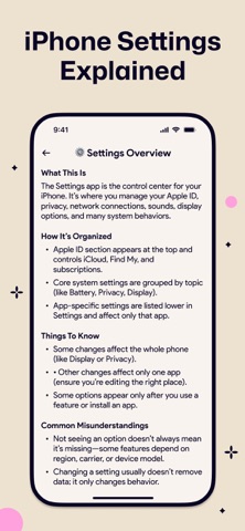 Settings App for My Phone Screenshot 4 of 4