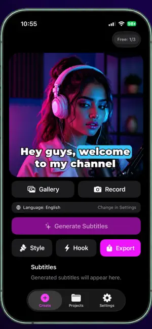 Captions AI - Auto Captions screenshot 1