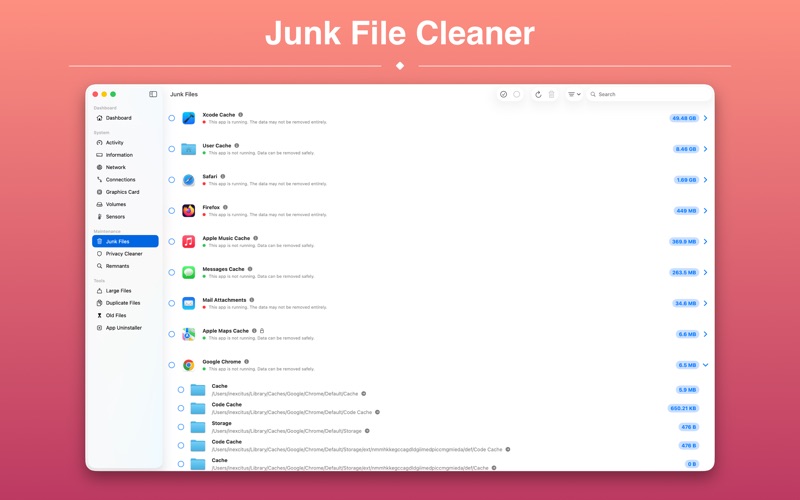 App screenshot