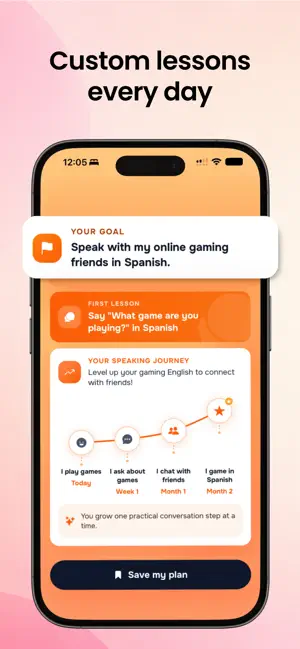Versa: Personal Language Tutor iPhone screenshot 3