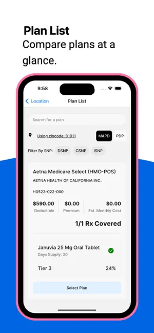 CheckRx: Find Medicare Copays screenshot 2