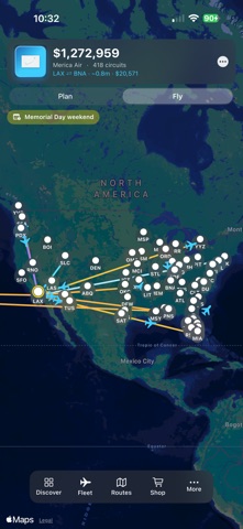 Flightline Idle Airline iPhone screenshot