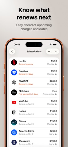 Subscription Manager: Subo Screenshot 2 of 7
