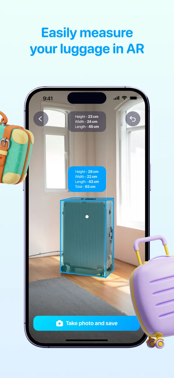 Screenshot #2 pour Luggify: AR Luggage Scanner