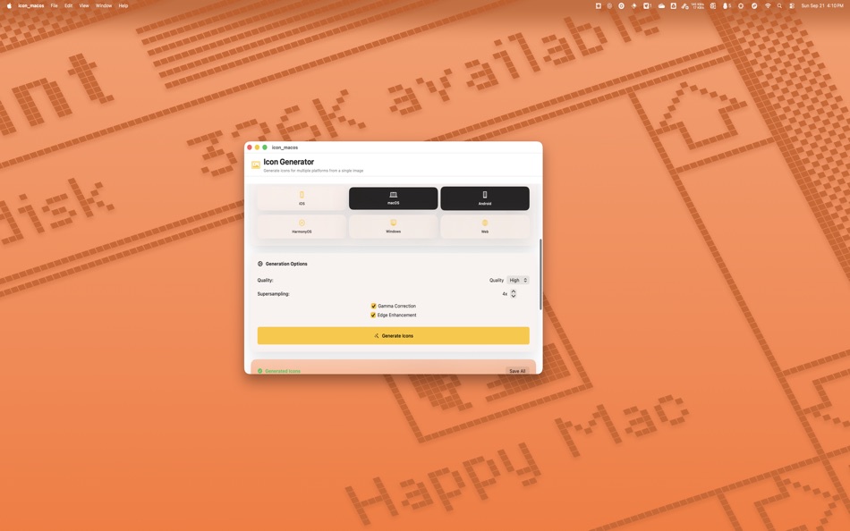 #3. App iCon Generator - Developer (macOS) Podle: 志鹏 伍