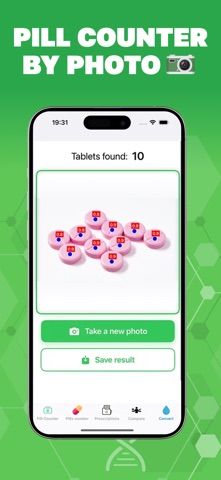 Pill Counter & Calculator iPhone screenshot