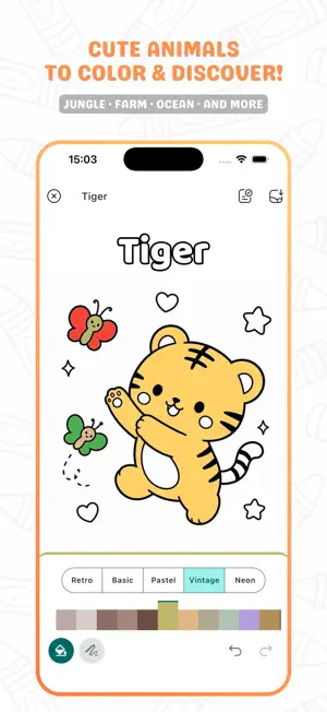 ABC Coloring: Animal, Number screenshot 2