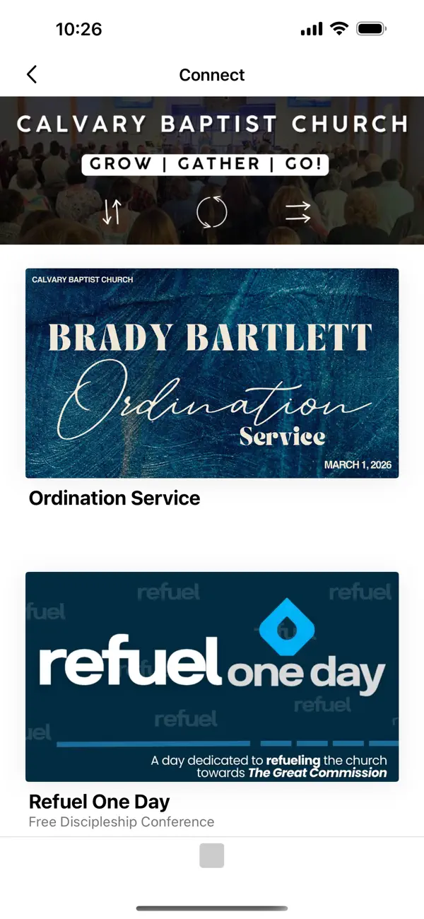 Screenshot #1 pour Calvary Baptist Radford