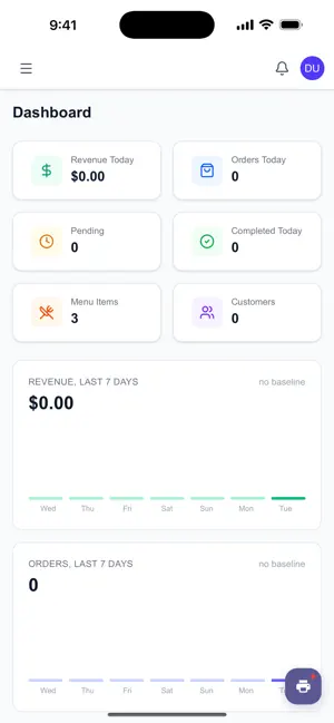 Menuwing screenshot 2