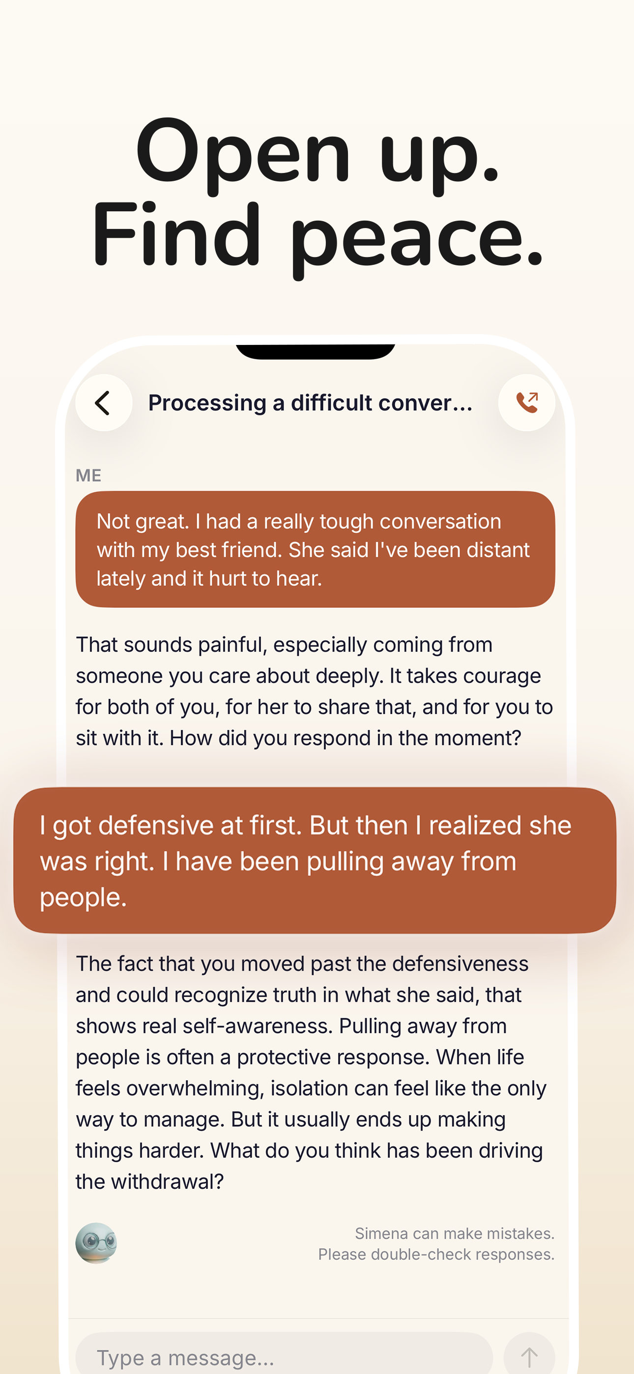 Simena: Mental Health Coach screenshot 4