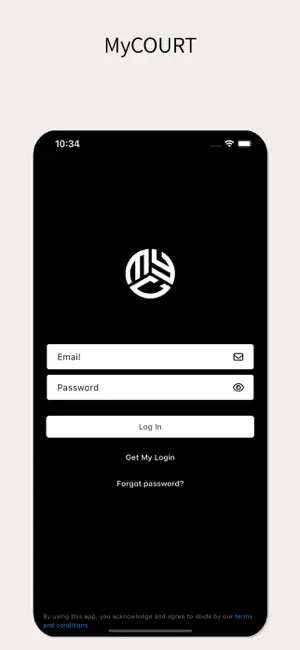 MyCOURT screenshot 1