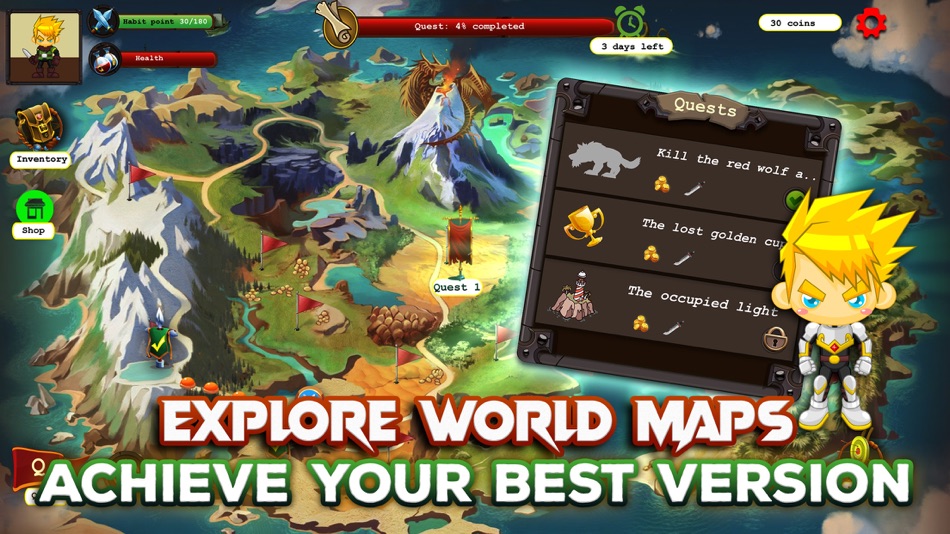 #3. Habit Hunter・RPG Habit Tracker (iOS) بواسطة: Tien Long Nguyen