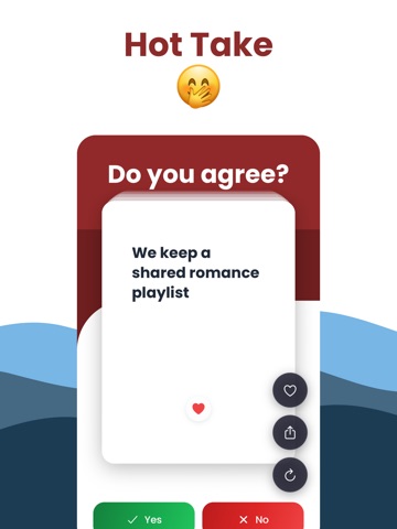 Yes or No: Couples Questions iPad screenshot