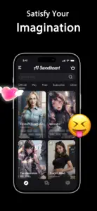 AI Sweetheart: Virtual Chatbot screenshot #2 for iPhone