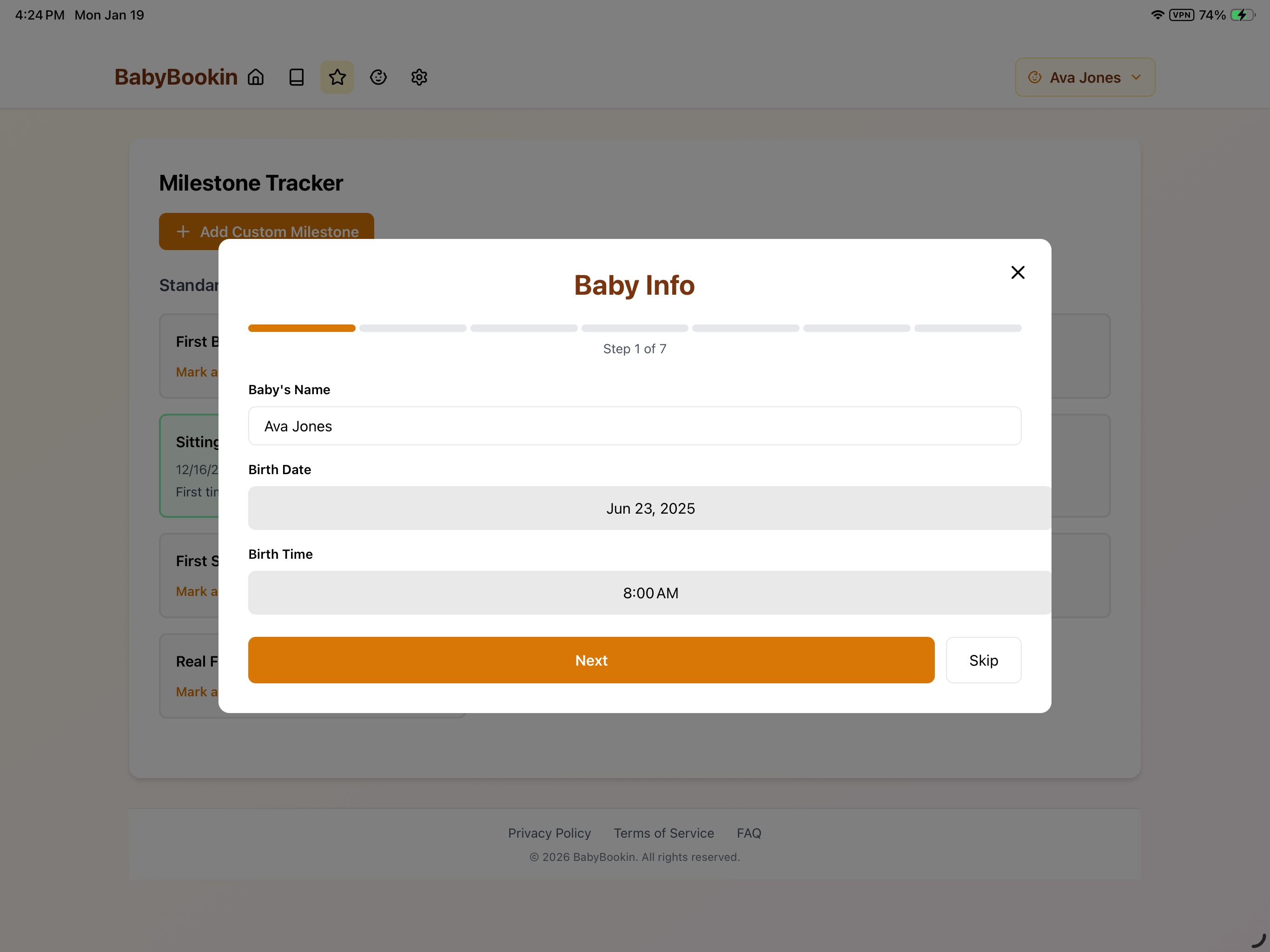 BabyBookin: Babybook Journal screenshot 18