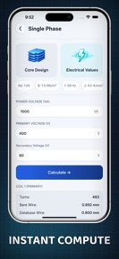 Calculation Transformers screenshot